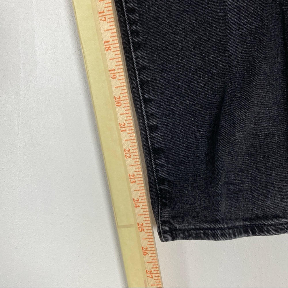Madewell Tomboy Straight Jeans High Rise Denim Washed Black Women's Size 32 - Picture 9 of 15